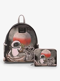 Loungefly Disney Pixar WALL-E EVE & WALL-E Plant Mini Zipper Wallet