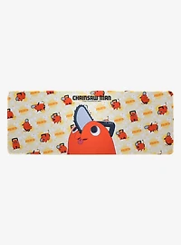 Chainsaw Man Pochita Print Yellow Mousepad