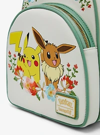 Loungefly Pokémon Pikachu and Eevee Floral Mini Backpack — BoxLunch Exclusive