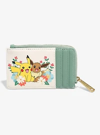Pokémon Pikachu and Eevee Floral Cardholder — BoxLunch Exclusive