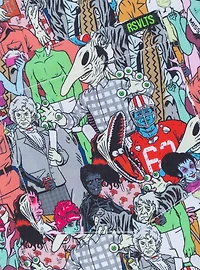 RSVLTS Beetlejuice "Netherworld Waiting Room" Button-Up Shirt