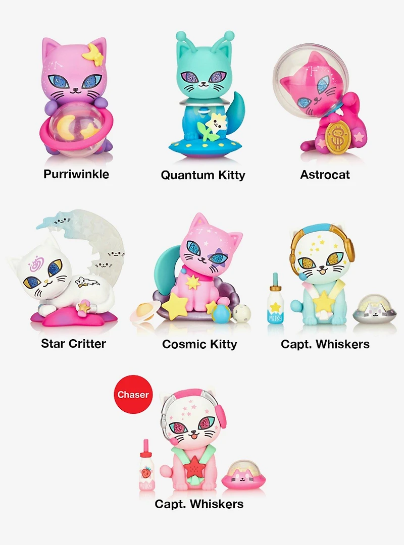 Tokidoki Galactic Cats Blind Box Figure