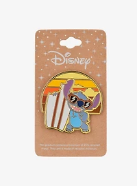 Disney Lilo & Stitch Surfboard Stitch Enamel Pin - BoxLunch Exclusive