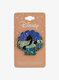 Disney The Little Mermaid Ariel & Flounder Silhouette Glitter Enamel Pin - BoxLunch Exclusive