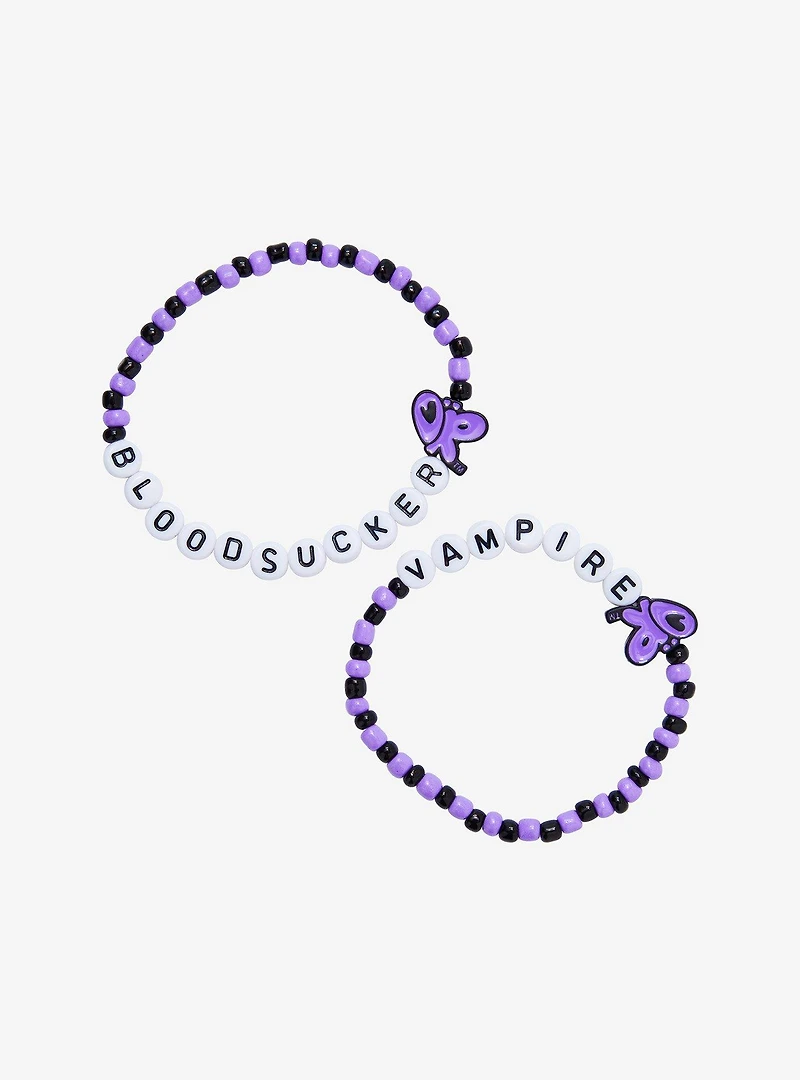 Olivia Rodrigo Logo Vampire Best Friend Beaded Bracelet Set
