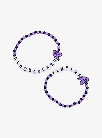 Olivia Rodrigo Logo Vampire Best Friend Beaded Bracelet Set