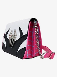 Loungefly Spider-Man: Across the Spider-Verse Spider Gwen Logo Crossbody Bag