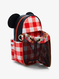 Loungefly Mickey and Friends Minnie Mouse Gingham Crossbody Bag