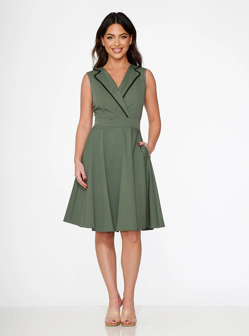 Olive Swing Dress
