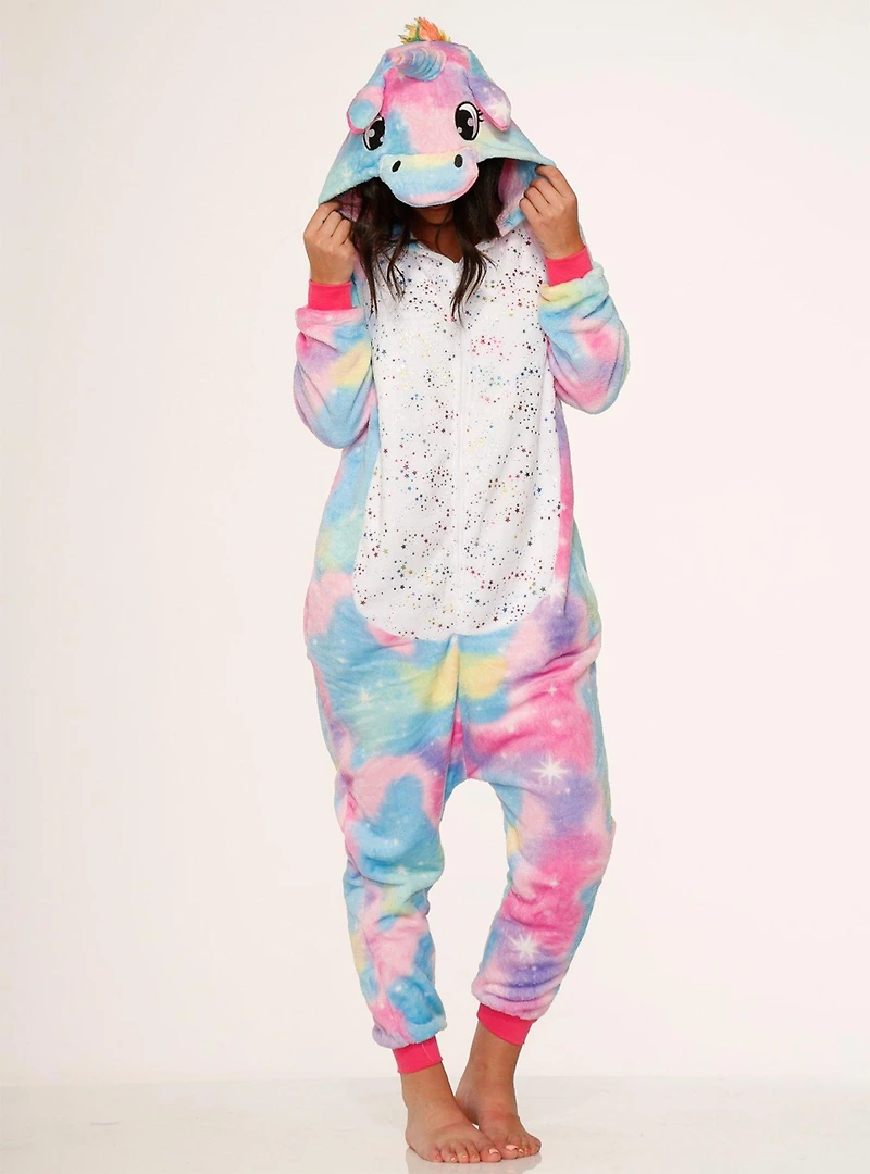 Cotton Candy Galaxy Unicorn Onesie