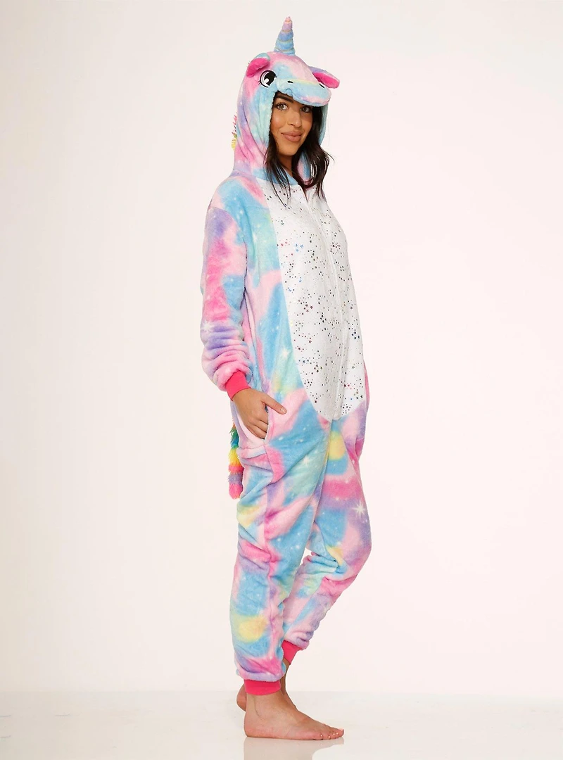 Cotton Candy Galaxy Unicorn Onesie