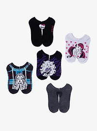 Monster High Characters No-Show Socks 5 Pair