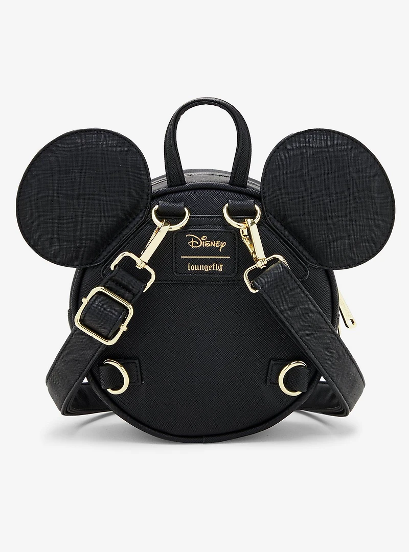 Loungefly Disney Mickey Mouse Ears Pin Display Crossbody Bag - BoxLunch Exclusive
