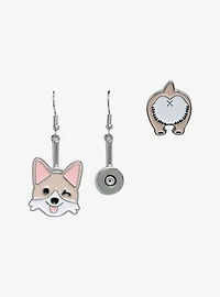 Pin to Earring Converter & Corgi Pin Set - BoxLunch Exclusive