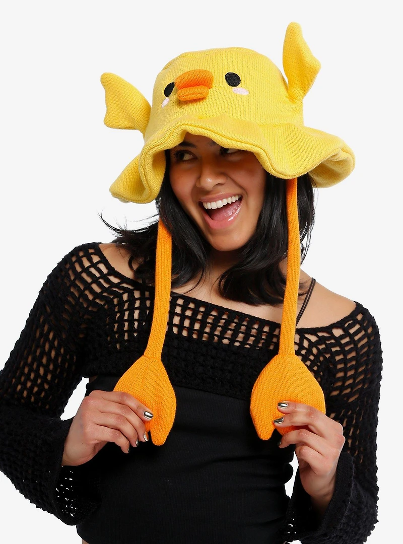 Duck Wings Tassel Bucket Hat