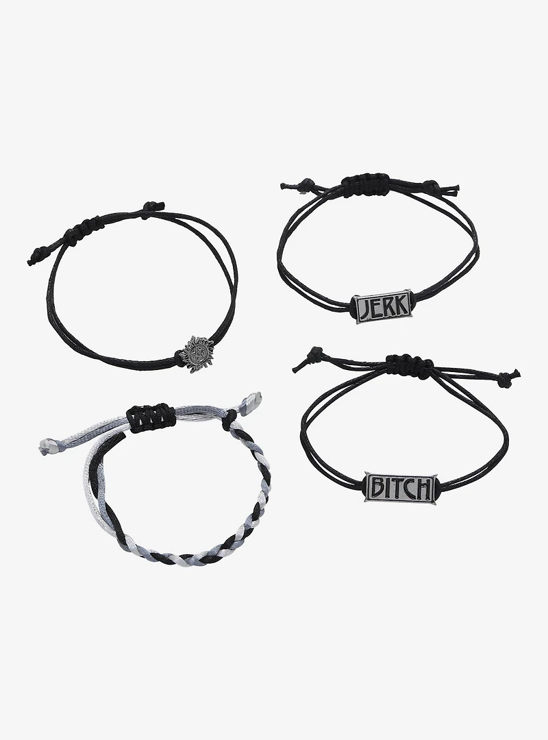 Supernatural Bitch Jerk Bracelet Cord Set