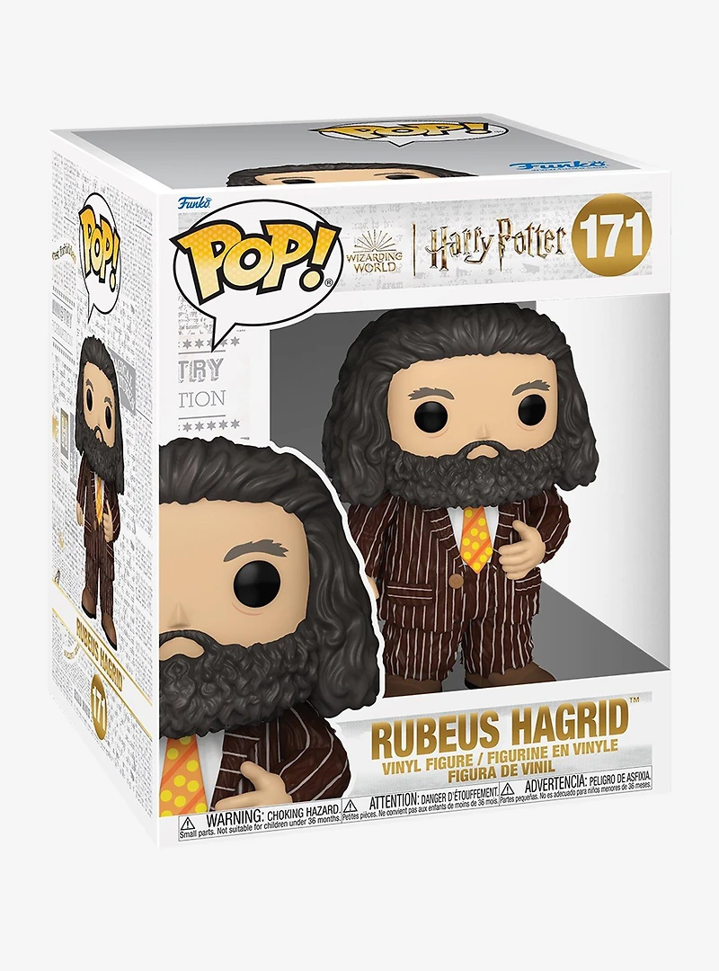 Funko Pop! Harry Potter and the Prisoner of Azkaban Rubeus Hagrid Suit Super Vinyl Figure