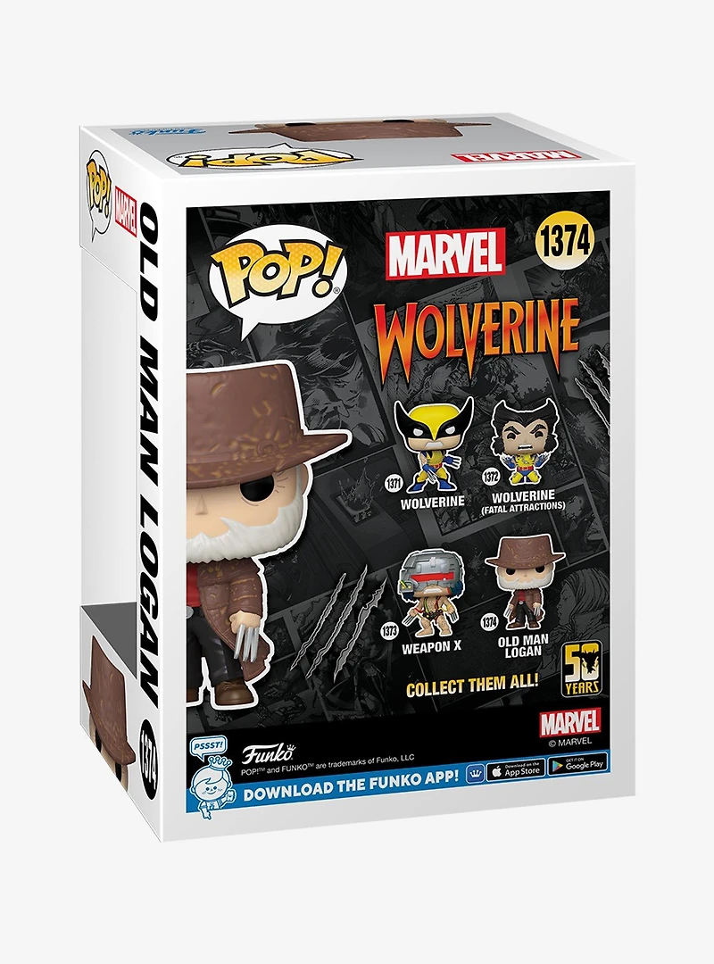Funko Pop! Marvel Wolverine 50th Anniversary Old Man Logan Vinyl Figure