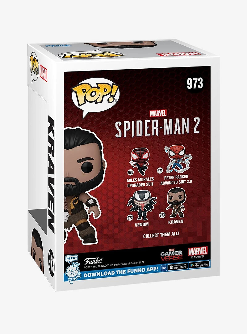 Funko Pop! Marvel Spider-Man 2 Kraven Vinyl Bobblehead