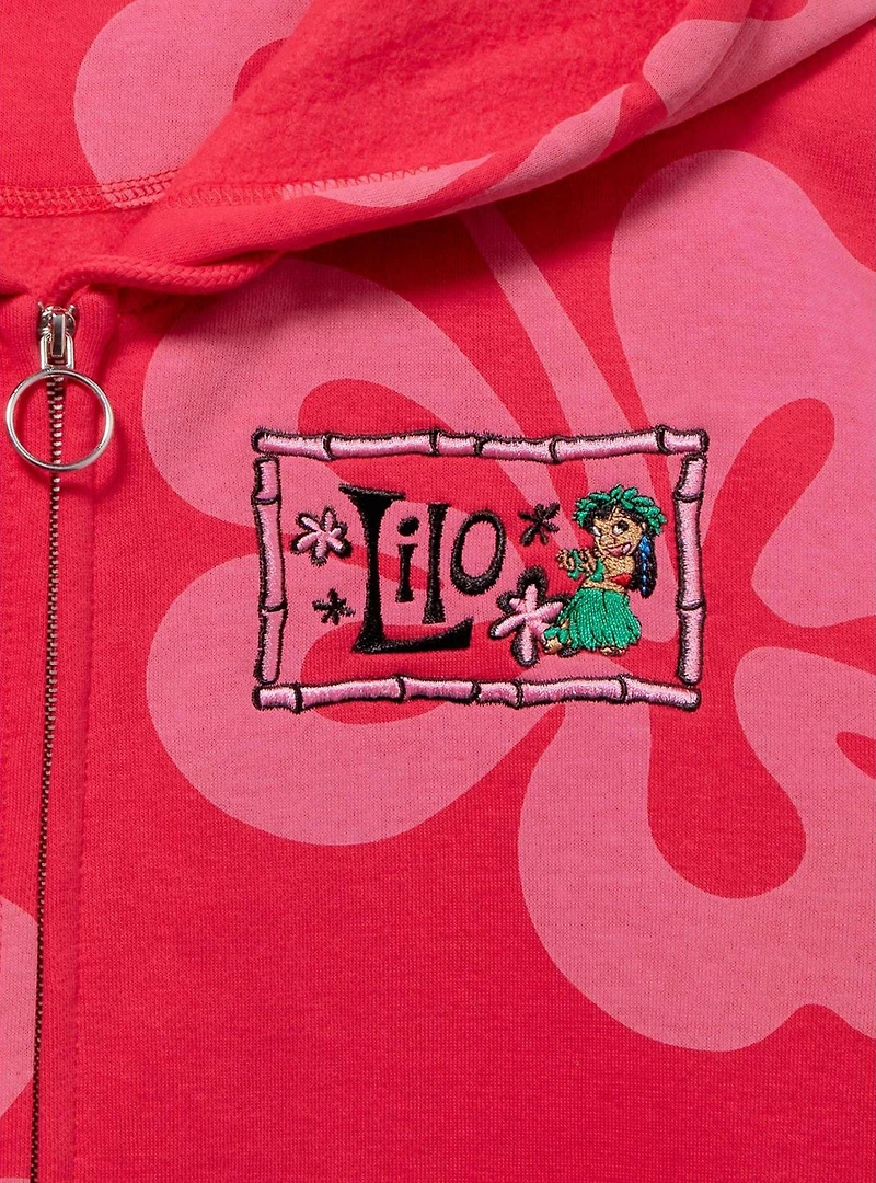 Our Universe Disney Lilo & Stitch Hibiscus Zip Hoodie — BoxLunch Exclusive