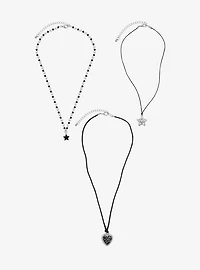 Social Collision Star Heart Necklace Set