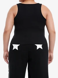 SpongeBob SquarePants Racing Girls Crop Tank Top Plus Size