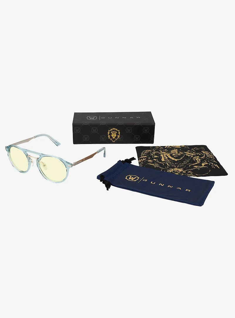 GUNNAR World Of Warcraft Alliance Edition Blue Light Glasses