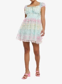 Thorn & Fable® Pastel Rainbow Butterfly Dress