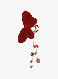 Studio Ghibli Kiki's Delivery Service Red Velvet Bow Claw Hair Clip