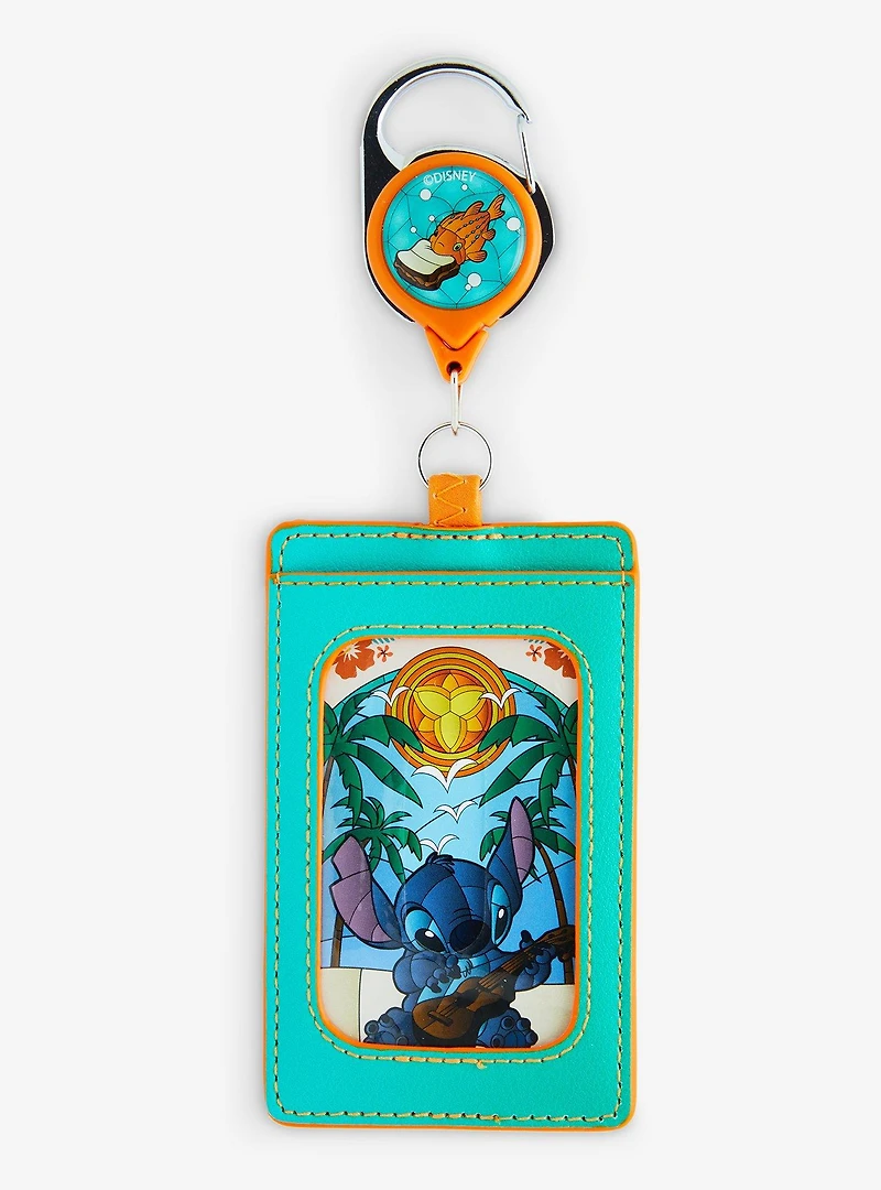 Disney Lilo & Stitch Ukulele Stained Glass Lanyard — BoxLunch Exclusive