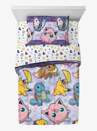 Pokemon Friendly Battle Twin Bed In Bag Set