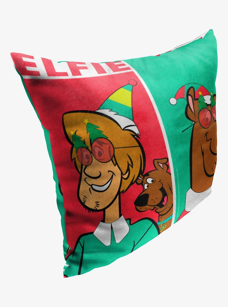 Scooby-Doo! Elfie Selfie Printed Throw Pillow