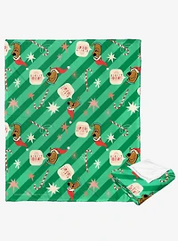 Scooby-Doo! Groovy Wrapping Paper Silk Touch Throw Blanket