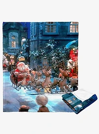 The Year Without A Santa Claus Down Santa Claus Lane Silk Touch Throw