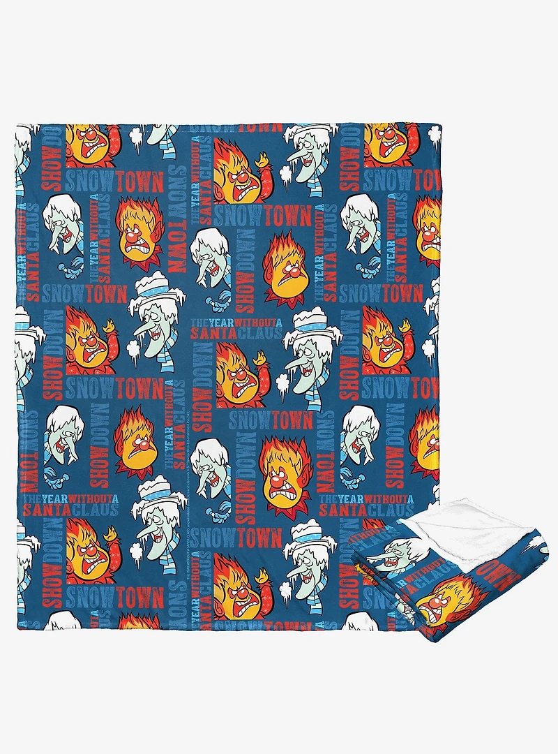 The Year Without A Santa Claus Snowtown Showdown Silk Touch Throw