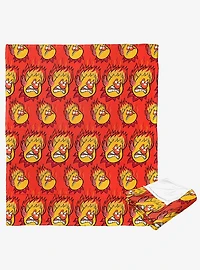 The Year Without A Santa Claus Flaming Mad Silk Touch Throw