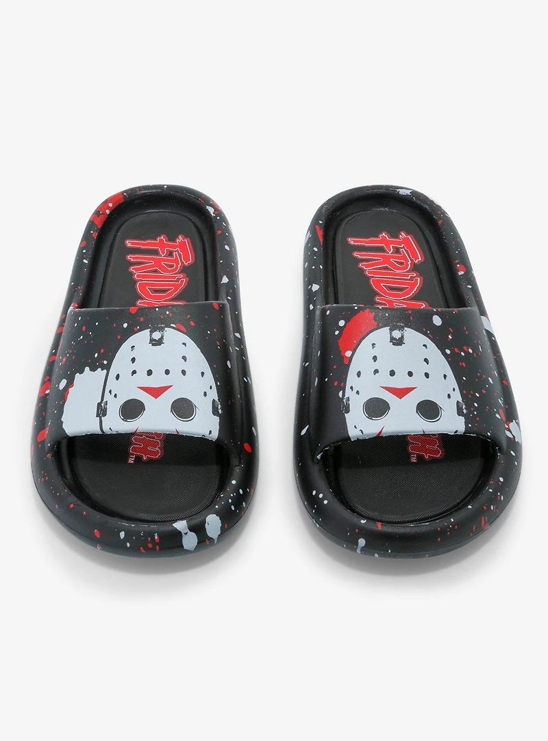 Friday The 13th Jason Mask Slide Sandals