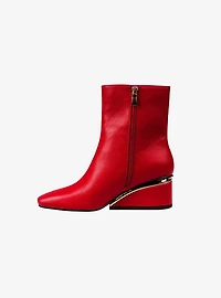 Mona Ankle Bootie Red