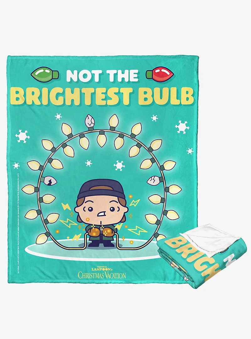 National Lampoon's Christmas Vacation Not The Brightest Silk Touch Throw Blanket