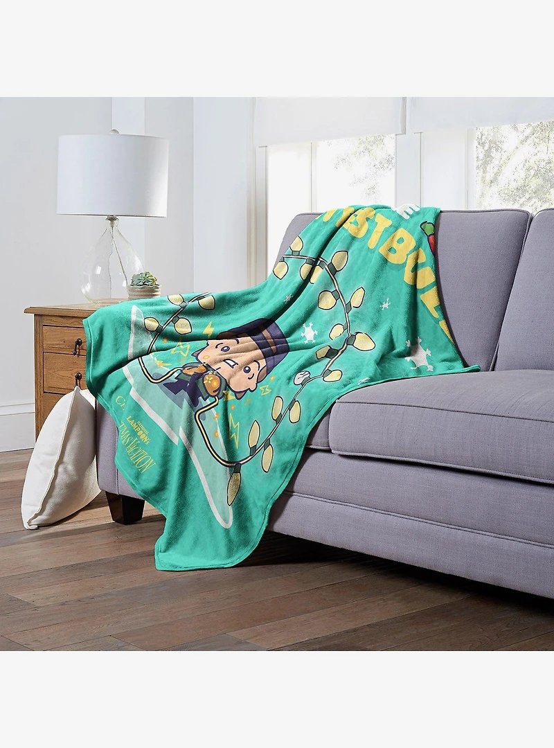 National Lampoon's Christmas Vacation Not The Brightest Silk Touch Throw Blanket