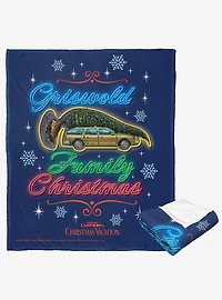 National Lampoon's Christmas Vacation Griswold Family Vacation Neon Silk Touch Throw Blanket