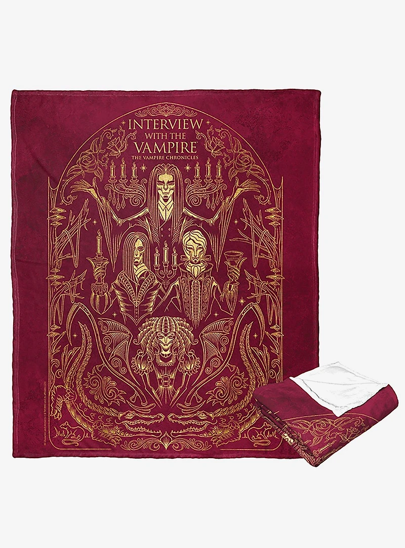 WB 100 Interview With A Vampire Vampire Chronicles Silk Touch Throw