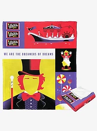 WB 100 Charlie And The Chocolate Factory Dreamer Of Dreams Silk Touch Throw