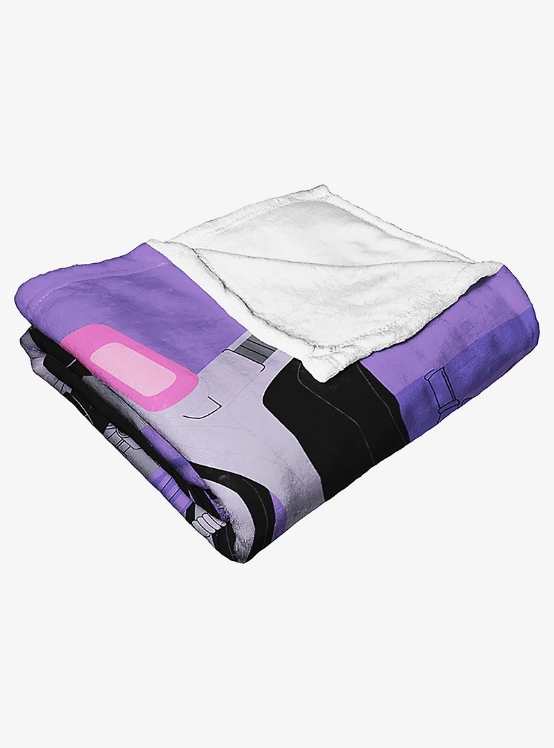 WB 100 Purple Rain Sorrow Silk Touch Throw