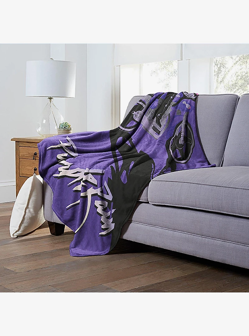 WB 100 Purple Rain Sorrow Silk Touch Throw