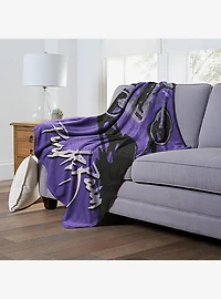 WB 100 Purple Rain Sorrow Silk Touch Throw