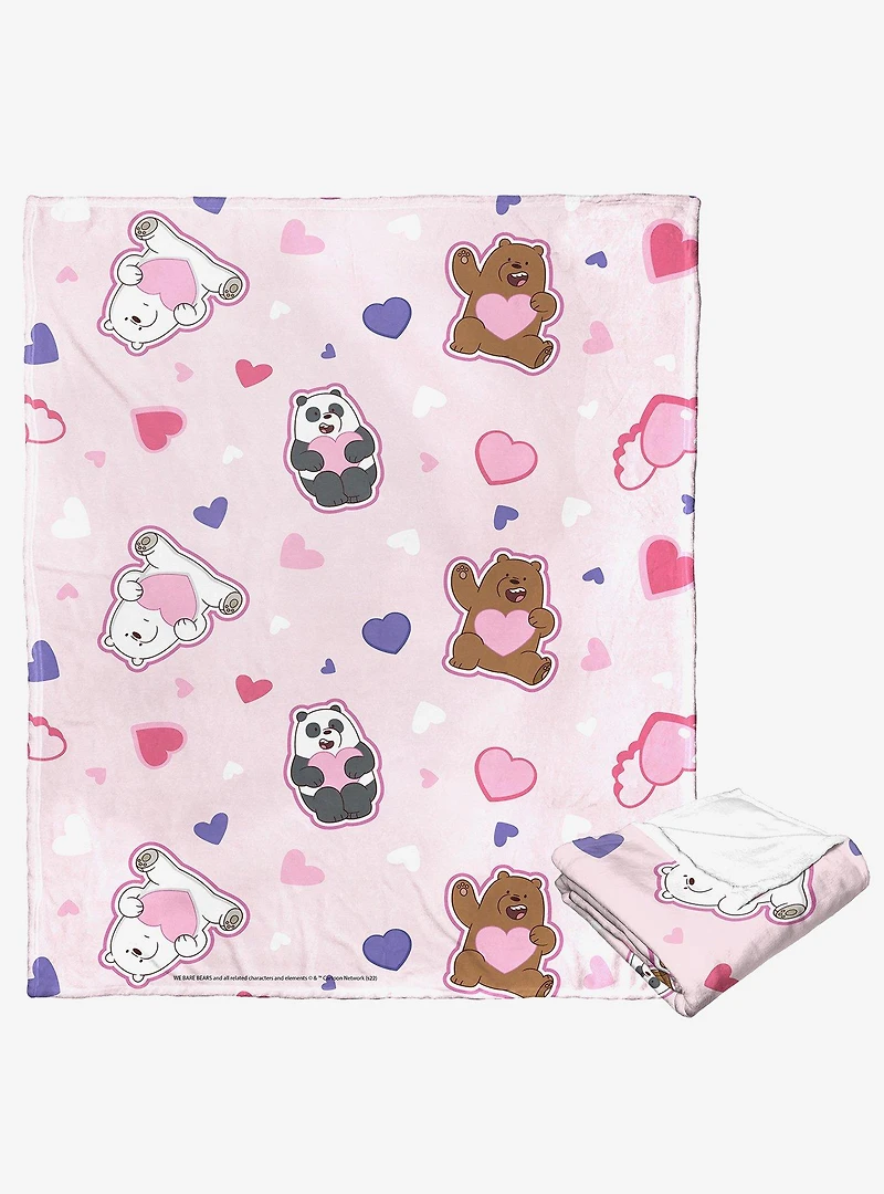 We Bare Bears Sweet Bears Silk Touch Throw