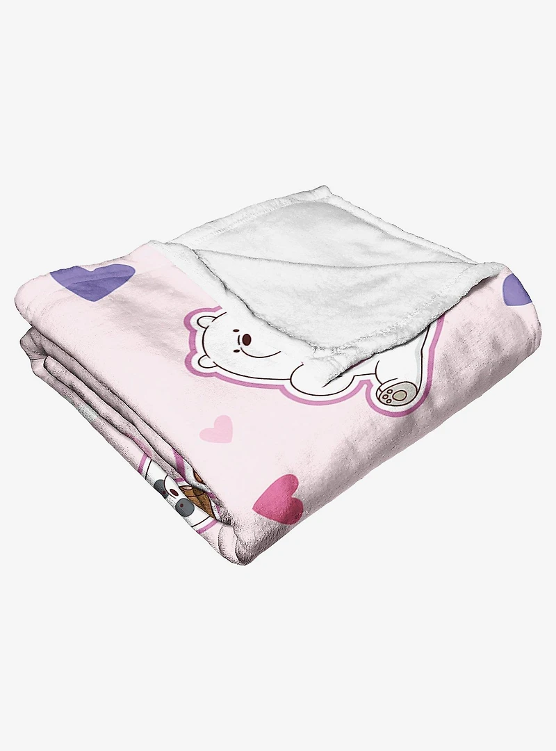 We Bare Bears Sweet Bears Silk Touch Throw