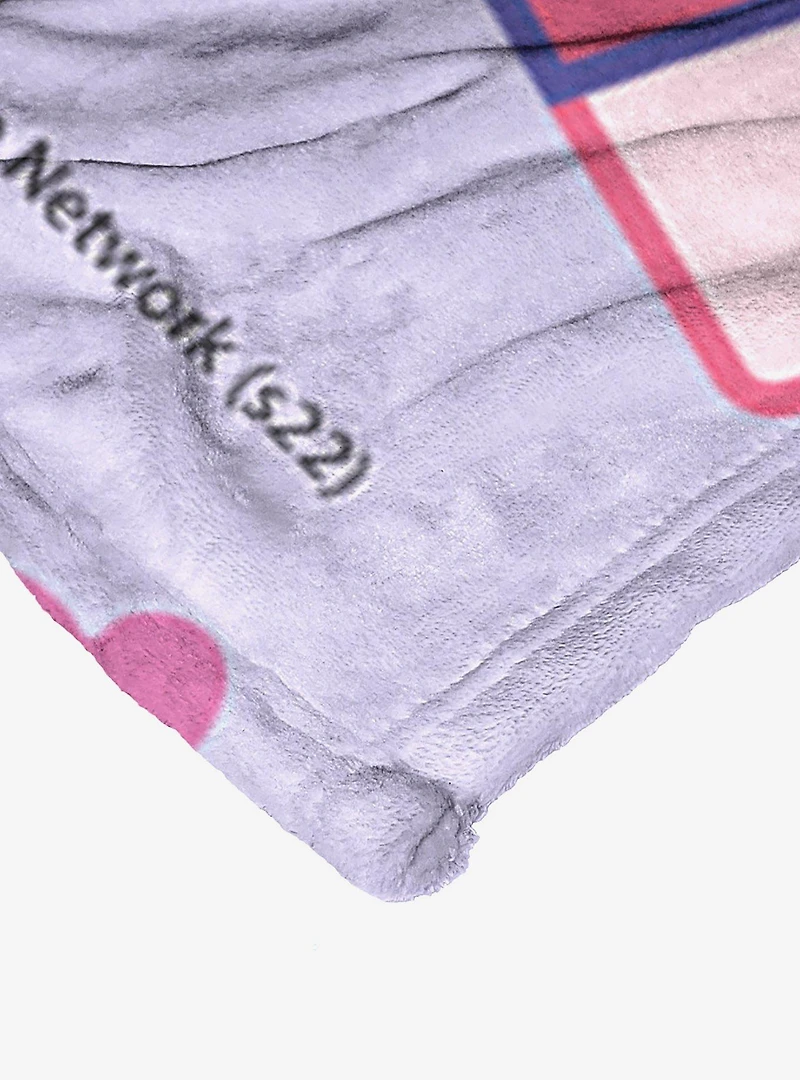 We Bare Bears Love Letters Silk Touch Throw