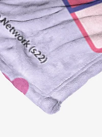 We Bare Bears Love Letters Silk Touch Throw